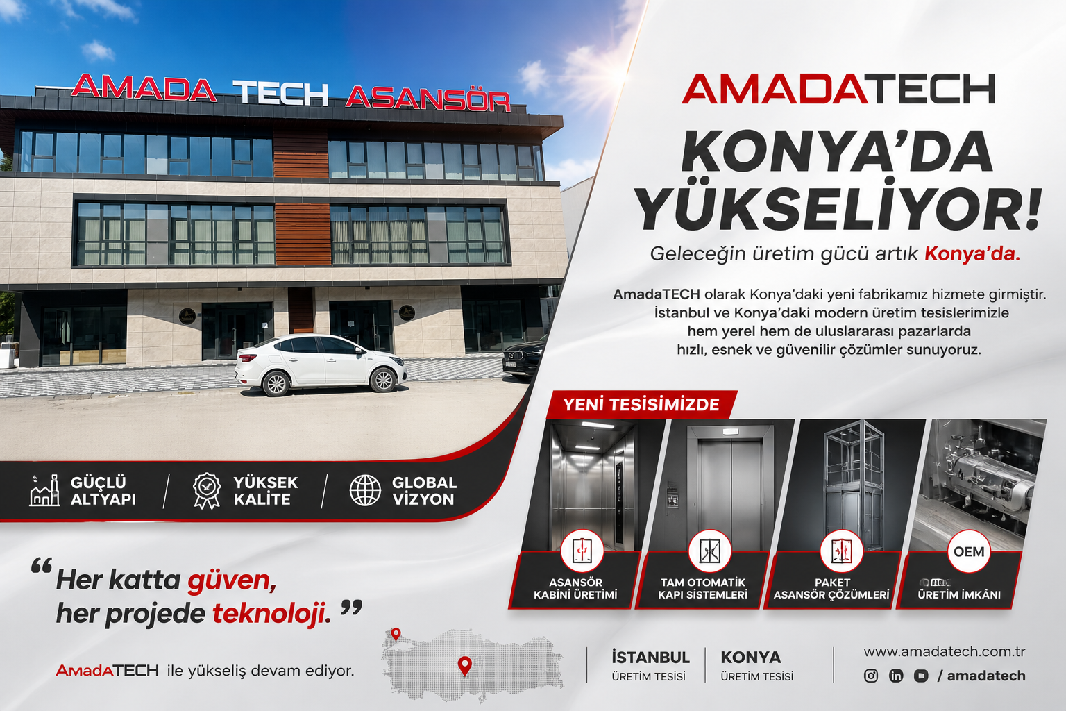 Notre usine de Konya a ouvert ses portes